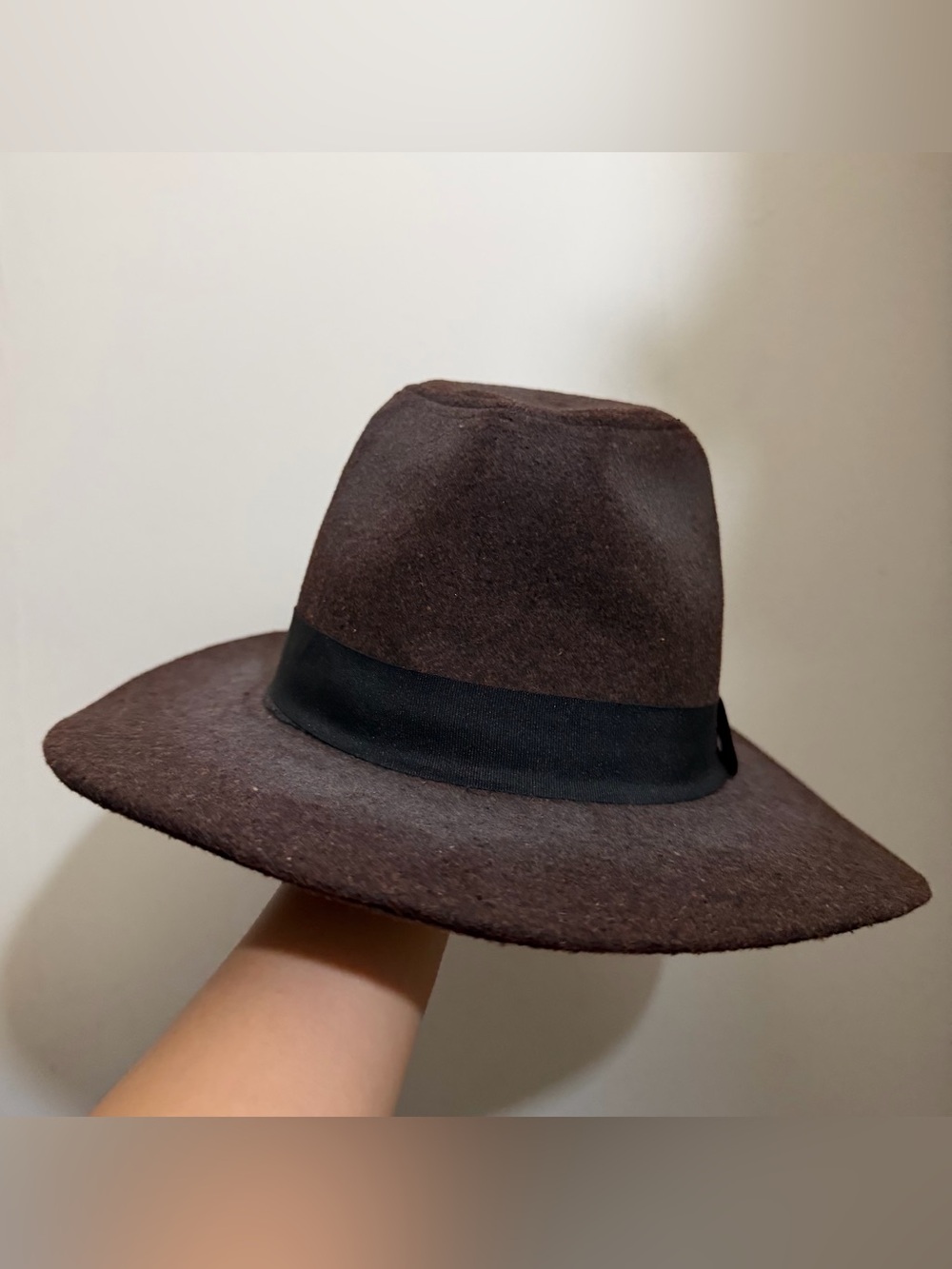 Adults Freddy Krueger Brown Felt Fedora with Black Ribbon